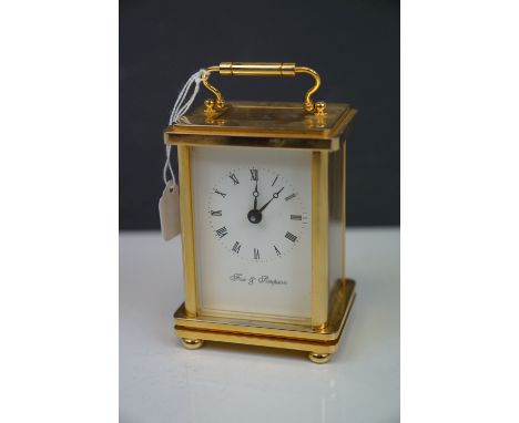 Fox &amp; Simpson Alain movement carriage clock 