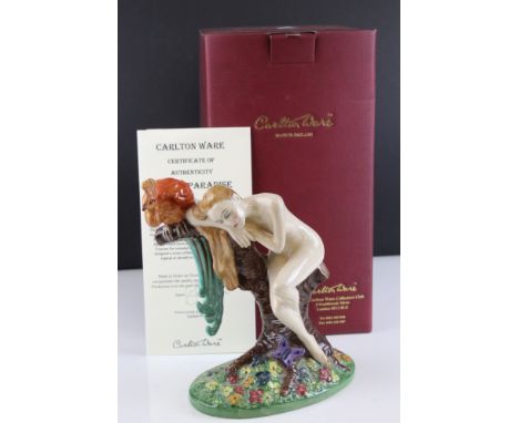 Boxed Carltonware ' The Carlton Girl Bird of Paradise ' limited edition 17 with coa 