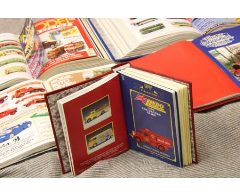 Extensive collection of model vehicle collectors magazines, mostly 1990s, many in official binders, to include Model Auto Rev