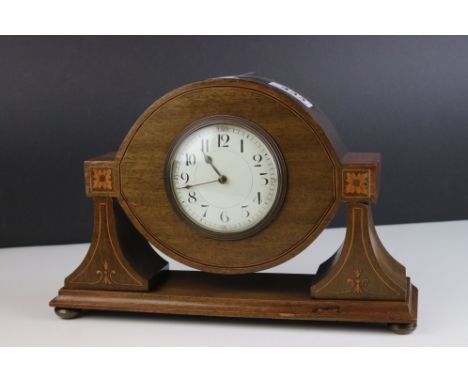 A French Duverdrey &amp; Bloquel platform escapement mantel clock. 