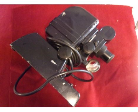 British Military Projector ‘Film Strip Projector’ manufactured my B.A.F. G.B. Model 38, dated 1946 with crow’s foot mark. 