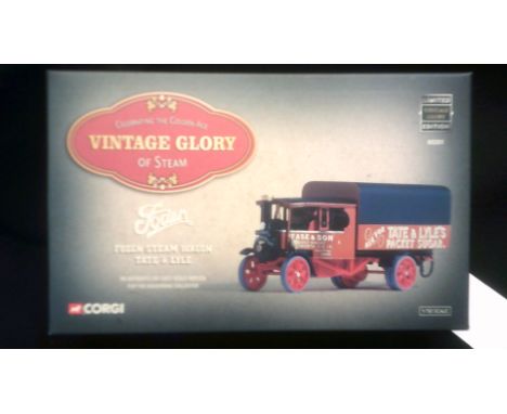 Corgi-Vintage Glory - Foden Steam Wagon 'Tate + Lyle' serial no.3126-Limited Edition serial no.80201, in original box, excell