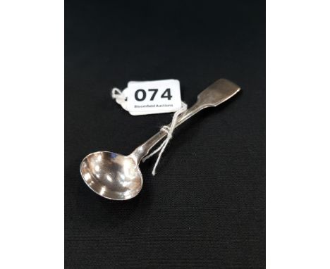 SILVER SALT SPOON 1833 EXETER WILLIAM WOODMAN 