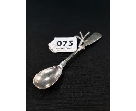 SILVER MUSTARD SPOON - DUBLIN 1815 RICHARD SAWYER 