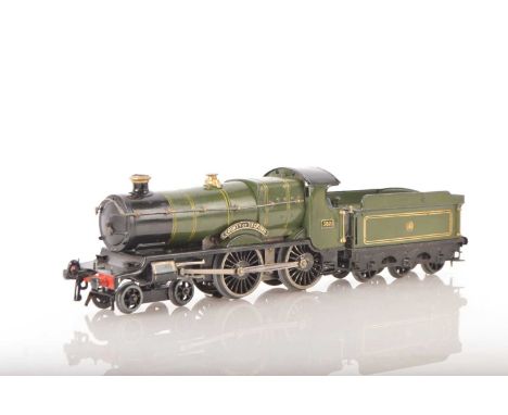 Hornby 0 Gauge E220 Special Loco & Tender GWR green 'County of Bedford', No.3821, 3-rail electric, repainting and over-varnis