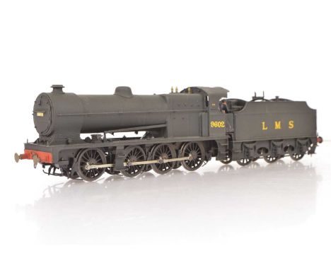 V A Kit-built 0 Gauge 2-rail LMS Fowler 7F 'Austin Seven' class 0-8-0 Locomotive and Tender, built and painted by Jason Krist