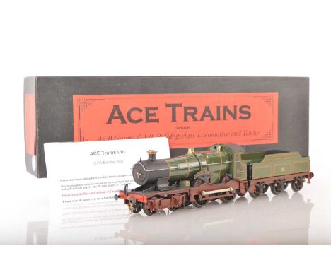 V Ace 0 Gauge modern issue E/16 4-4-0 Loco & Tender GWR lined green Bulldog class 'Orion', No.3330, 2/3-rail electric, Loco c