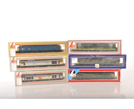 Lima 00 Gauge boxed Class 40 Class 50 class 55 and Class 60 Diesel Locomotives (6) 205187 BR blue 40066, 205281 Railfreight t
