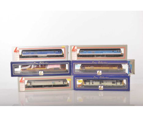 Lima 00 Gauge boxed EWS Railfreight and Network SouthEast Class 47 and 60 Diesels Locomotives (6) NSE, 204818A6 blue, white a