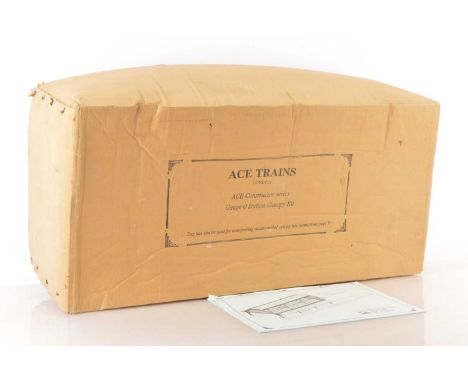 Ace trains 0 Gauge modern issue  constructor series Canopy station, with instructions, A and B glass roof sections appear mis