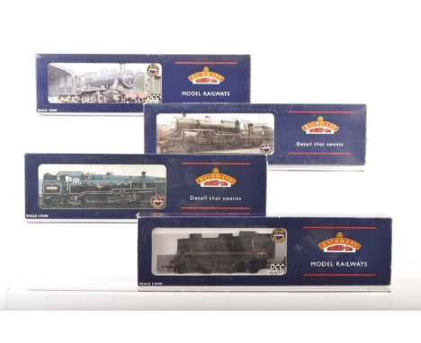 Bachmann 00 Gauge boxed BR lined black Tank and Tender Locomotives (4) 32-350 Standard Class 4MT 2-6-4T 80061 (appears unrun)