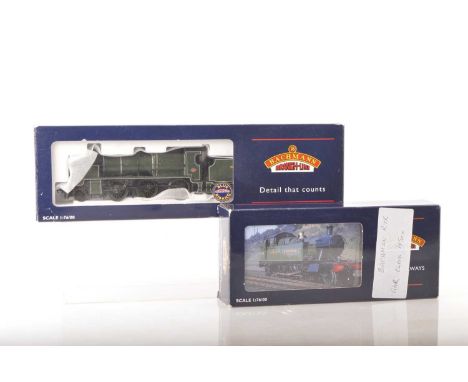 Bachmann 00 Gauge boxed Southern N Class 2-6-0 and GWR 2-6-2 Tank Locomotives (2) 32-163 SR green N Class 1404 Locomotive and