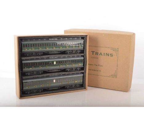 Ace 0 Gauge modern issue ETAT 3-car coach pack,  1st/2nd *2 and all 3rd, VG-E box VG