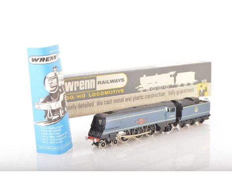 Wrenn 00 Gauge boxed W2267 BR blue Merchant Navy Class 35026 'Lamport and Holt Line' Locomotive and Tender, with instructions