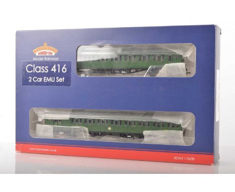 Bachmann 00 Gauge boxed 31-376 BR SR green Class 416 2-EPB EMU Electric Multiple Unit, comprising, Power and  Trailer cars, i