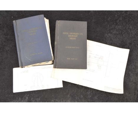 Sentinel Shrewsbury Manuals and Diagrams Relating to Swansea Vale 9622 and Boiler Inspection Documents for Steam Locomotive R