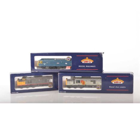Bachmann 00 Gauge BR Class 37 and 47 (with sound) Diesel Locomotives one (3), 32-380 Railfreight two tone grey 37671 'Tre Pol