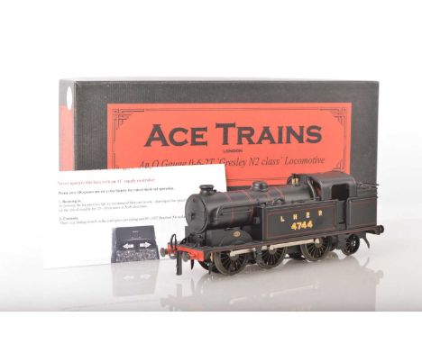 V Ace Trains 0 Gauge Modern issue (Czech) E/11 0-6-2 Lined black class N2 Tank Loco,  No.4744, 2/3 rail electric, E, Box E, P