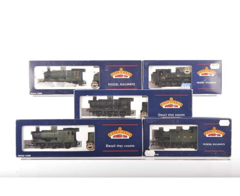 Bachmann 00 Gauge boxed BR and GWR black and green Tender and Tank Locomotives (5), BR, 32-200 green Class 2251 Collett Goods