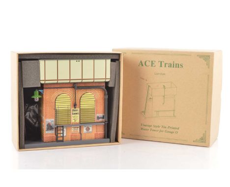 Ace 0 Gauge Modern issue AC/2 Tinprinted Vintage style Water Tank Tinprinted with a number of period advertising signs, with 