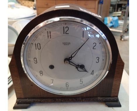 Smiths Enfield mantel clock. Not available for in-house P&amp;P, contact Paul O'Hea at Mailboxes on 01925 659133 