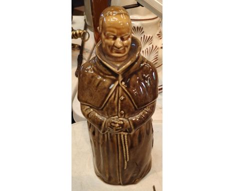 Abbots Choice scotch whisky decanter in the form of a monk (no contents), H: 27 cm. Not available for in-house P&amp;P, conta
