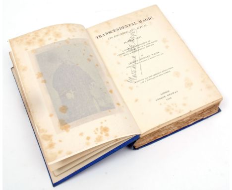 ELIPHAS LEVI:  TRANSCENDENTAL MAGIC ITS DOCTRINE AND RITUAL, Translated Arthur Edward Waite, London, George Redway, 1806, 1st