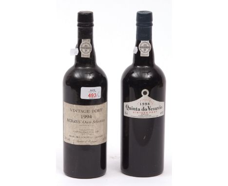 Berry Bros & Rudd (Smith Woodhouse) Vintage Port 1994 and Quinta do Vesuvio 1998 Vintage Port (2) 