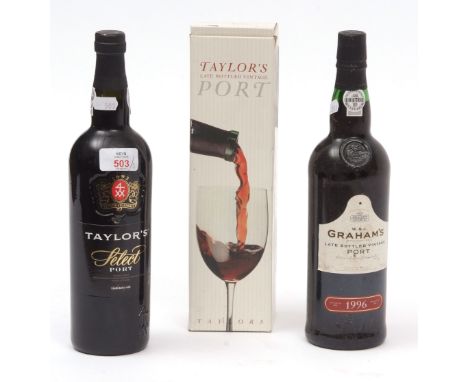 Taylors LBV Port, Graham s LBV Port, Taylors Select Port (3)  