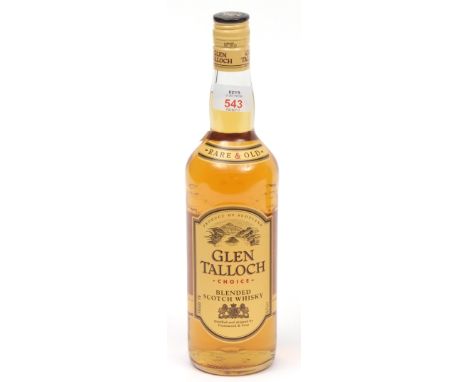 Glen Talloch Choice blended Scotch Whisky  Rare and Old , 70cl 