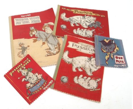 PACKET CONTAINING 5 DEAN'S RAG BOOKS, all in very fine condition, comprising R E ELLETT: WHO'S WHO AT THE ZOO, illustrated Ha