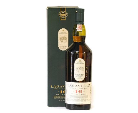 Lagavulin 16 Year Old Single Islay Malt Scotch Whisky, bottled by White Horse Distillers, Glasgow, 43% vol 1 litre, in origin