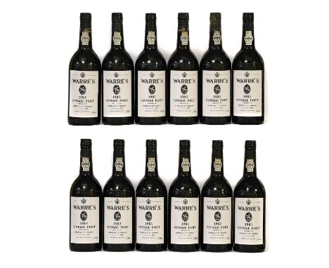 Warre's 1983 Vintage Port (twelve bottles)