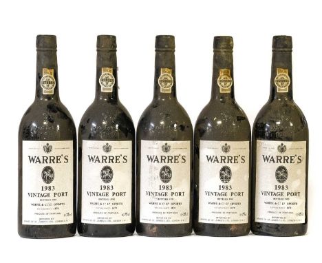 Warre's 1983 Vintage Port (five bottles)