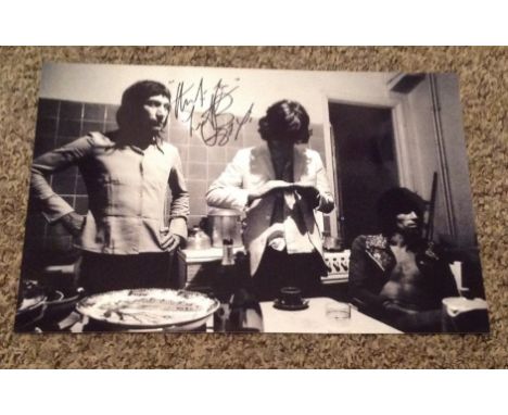 Charlie Watts signed Rolling Stones 12x8 black and white photo. Charles Robert Watts (born 2 June 1941) is an English drummer