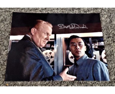 Bert Kwouk signed 10x8 colour photo pictured in the James Bond Movie Goldfinger. Herbert Tsangtse Kwouk, OBE ( 18 July 1930 -