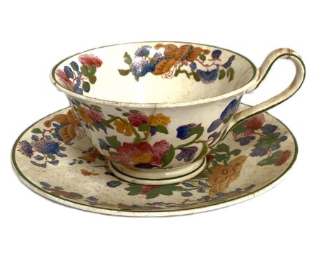 An assortment of ceramics, including Royal Worcester 'Evesham' pattern and other British tea and coffee service related piece