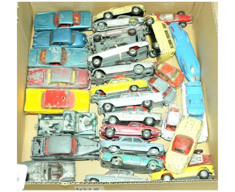 Corgi Toys group of unboxed commercial vehicles. To include Ford Thames Ice Cream Van "Wall'", Land Rover "RAF", VW Van "Tobl