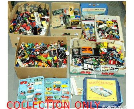 Matchbox, Hot Wheels, Dinky large mixed group of mainly unboxed vehicles. To include Matchbox Regular Wheel &amp; Superfast i