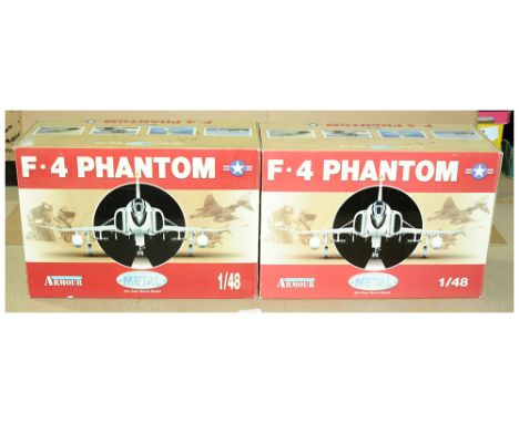 Armour Collection, a boxed pair of 1:48 scale military aircraft comprising 8004 F-4 Phantom (US Navy) "Sundowners" &amp; 9800