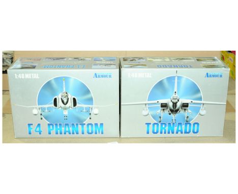 Armour Collection, a boxed pair of 1:48 scale military aircraft comprising of 98066 Tornado GR-MK1 (UK Royal Air Force) "Dese