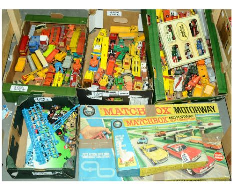 Matchbox (King Size, Superkings and similar), Lone Star, Siku and similar, a large unboxed group of diecast models comprising