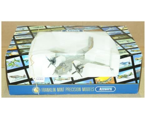 Franklin Mint Collection Armour, a boxed 1:48 scale military aircraft comprising of B1E396 B26 Marauder-Hamilton. Model appea