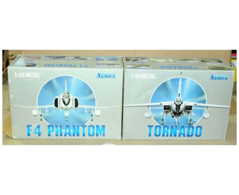 Armour Collection, a boxed pair of 1:48 scale military aircraft comprising 98065 Tornado GR-MK1 (UK Royal Air Force) &amp; F4