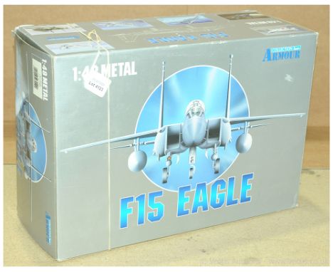 Collection Armour, a boxed 1:48 scale military aircraft comprising of 98049 F-15 C Eagle (US Air Force) Model appears Good al