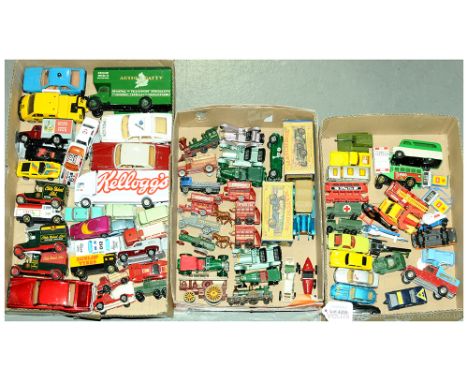 Corgi &amp; Matchbox group of unboxed vehicles. To include Corgi Ford Transit Recovery Truck "AA", Corgi Juniors "Batman" Bat