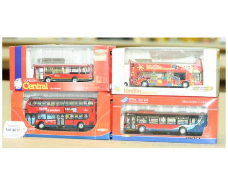 Creative Master Northcord a boxed group to include UKBUS 0002 Plaxton President Bodied Trident "London Sightseeing" and other