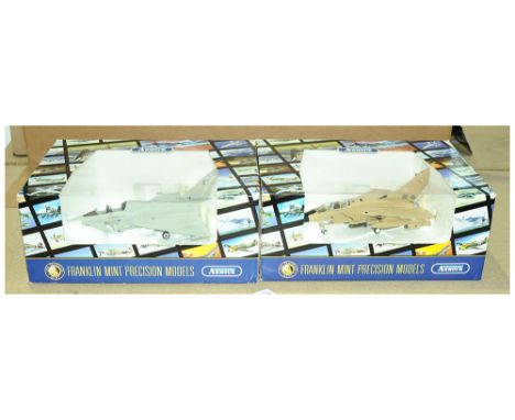 Franklin Mint Armour Collection, a boxed pair of 1:48 scale military aircraft comprising B11B272 Tornado (Sand) &amp; B11E060