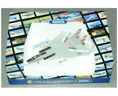 Franklin Mint Armour Collection, a boxed 1:48 scale military aircraft B11B593 F14 Tomcat. Condition appears Good although not