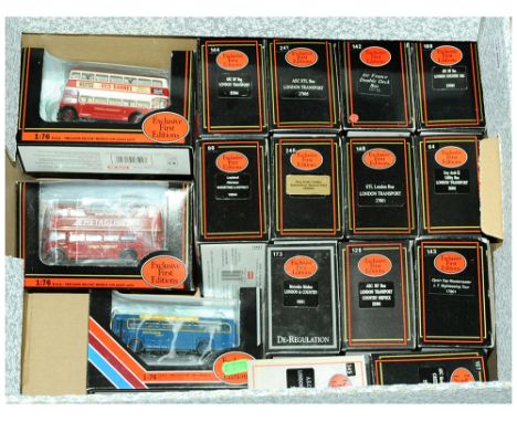 EFE (Exclusive First Editions) a boxed group to include 17902 Open Top RM ?Metroline? 26502 Bristol Utility Bus ?London Trans